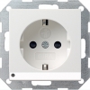 SCHUKO socket outlet 16 A/250 V~ with LED orientation light, child protection and k symbol